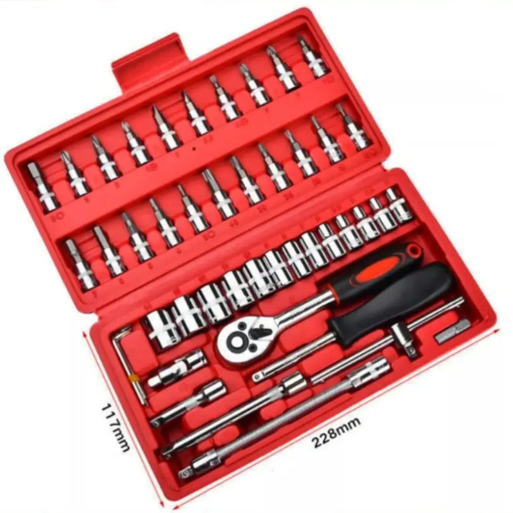 Kit 46 Chaves Catraca Jogo De Soquetes Allen - Vit Magazine