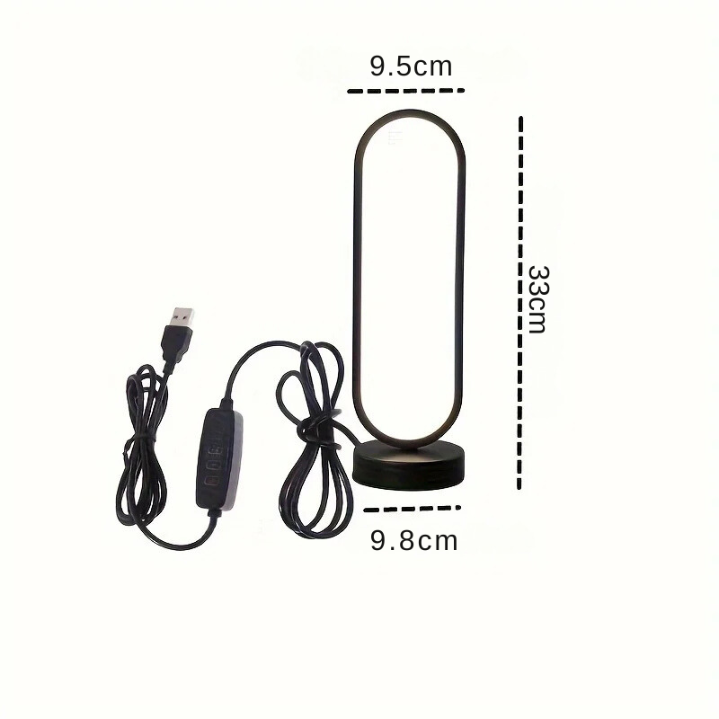 Luminária-em-Formato-Anel-LED-Luz-ambiente