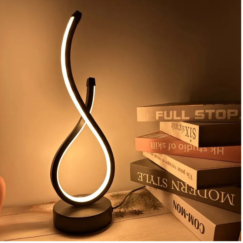 Luminária-em-LED-Estilo-Aspiral-Luz-ambiente