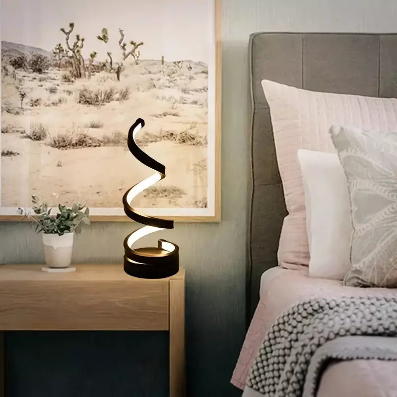 Luminária Espiral Minimalista - Vit Magazine