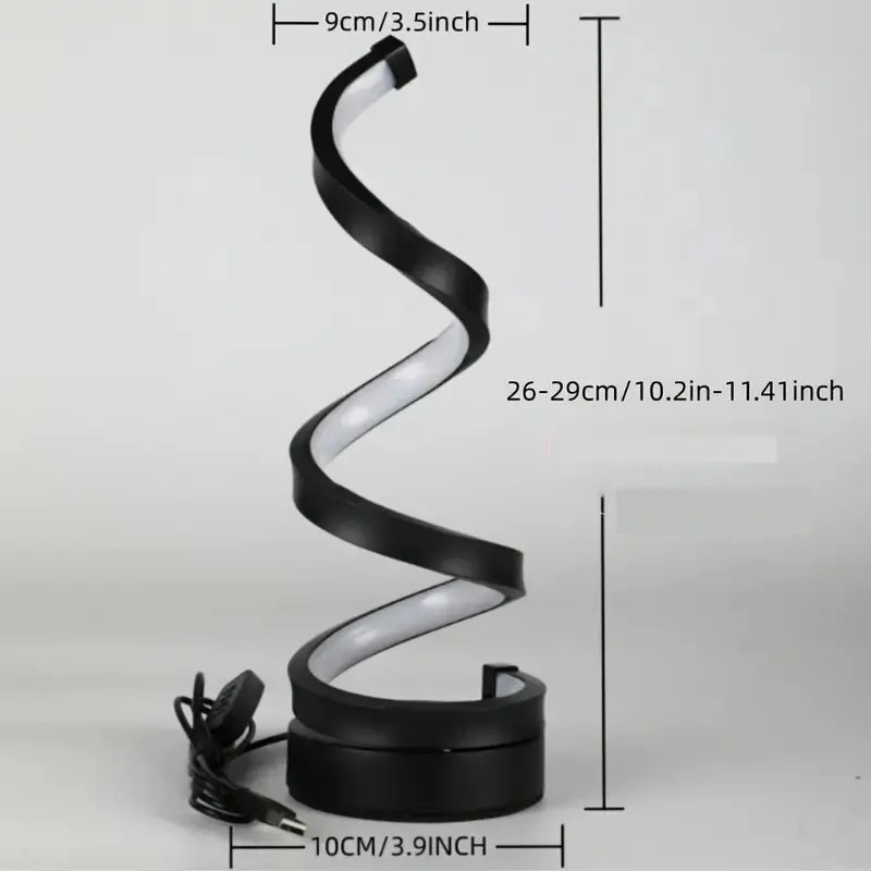 Luminária Espiral Minimalista - Vit Magazine