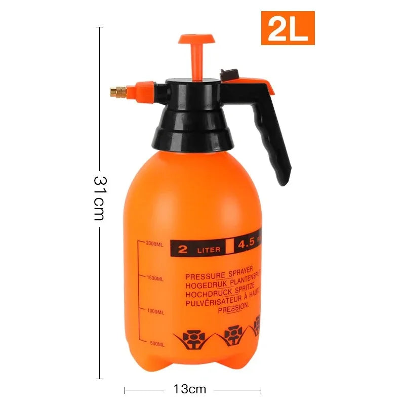 Pulverizador de Pressão Manual 2L / 3L para Lavagem de Carros e Jardim – Vitmagazine