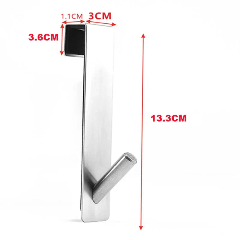 Gancho de Aço Inoxidável S-Shape para Porta de Vidro - Vit Magazine