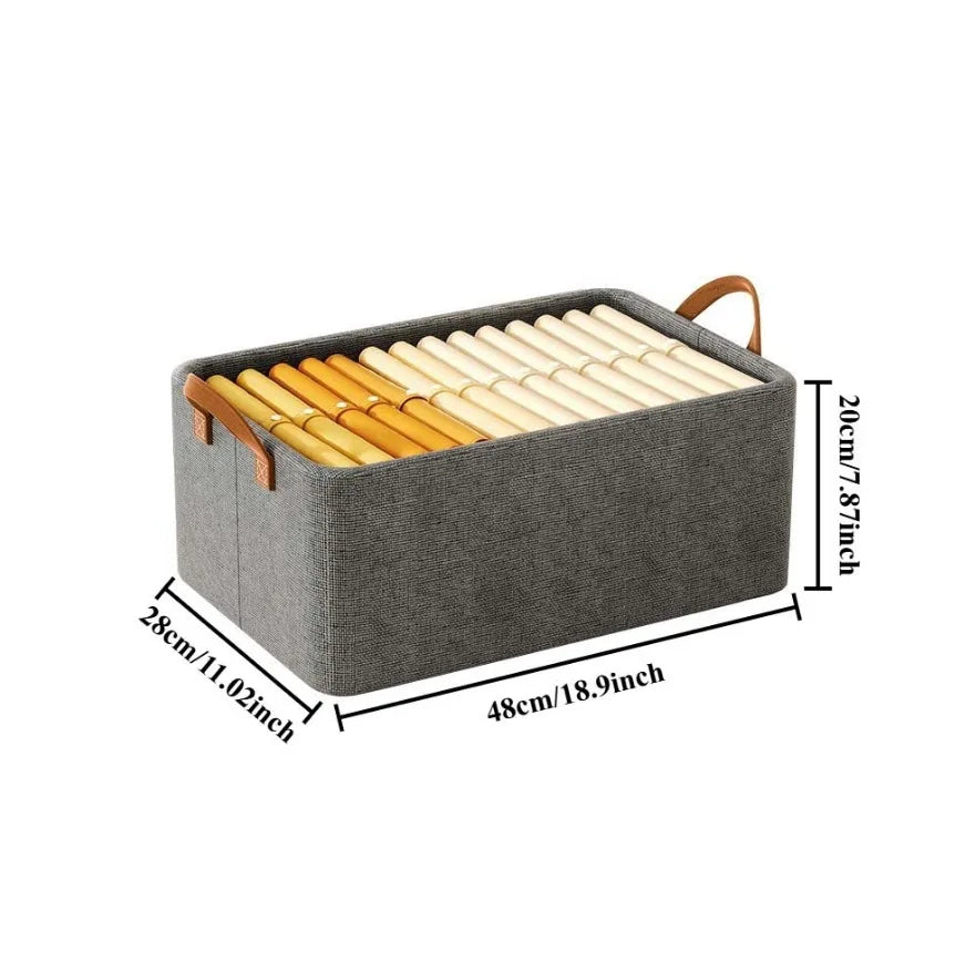 Organizador de Closet Empilhável com Alça e Estrutura de Aço – Vit Magazine