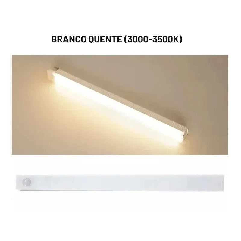 Luminária LED Recarregável com Sensor de Movimento - Vit Magazine