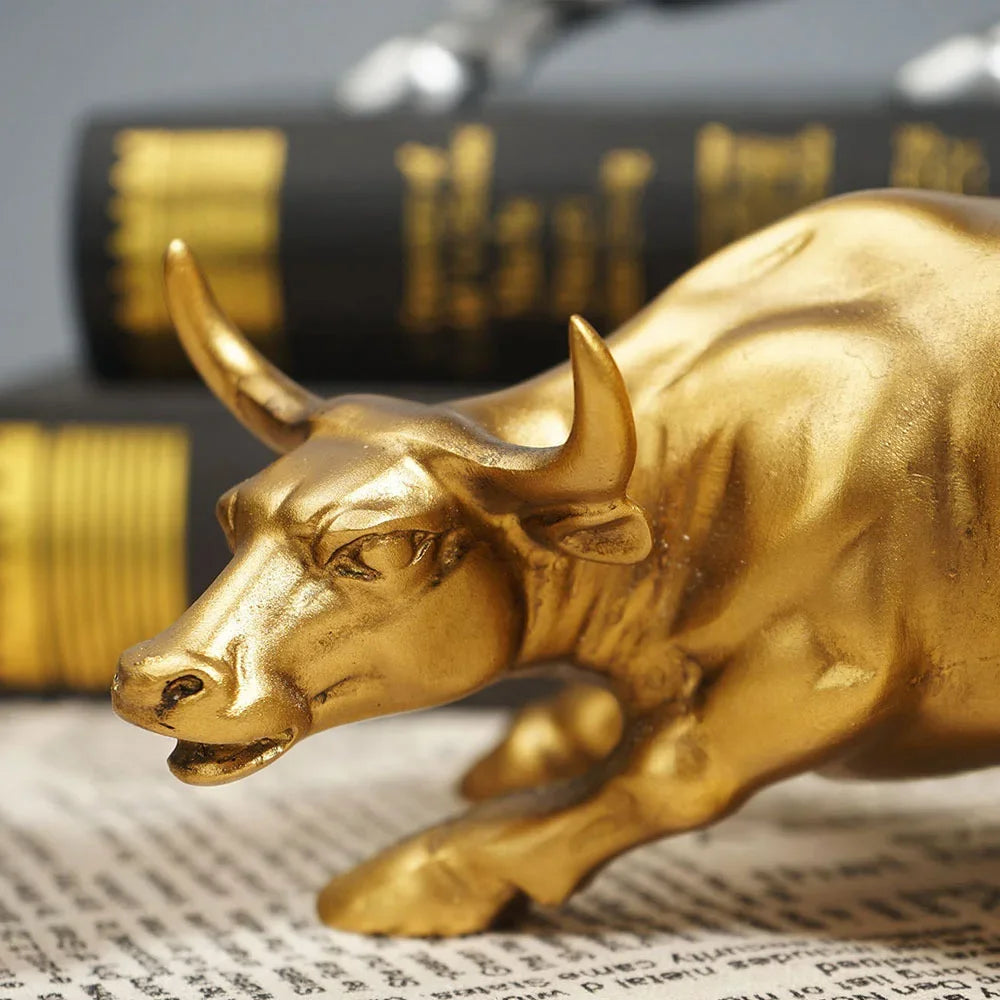 Estátua Touro de Wall Street em Resina – Símbolo de Riqueza e Sucesso – Vitmagazine