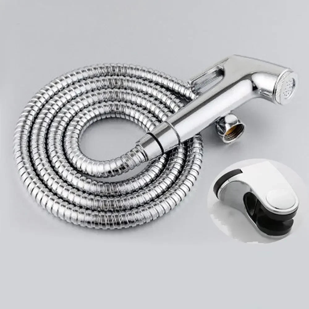 Kit-Ducha-Higiênica-Manual-em-Aço-Inoxidável-com-Suporte-de-Parede-Atene