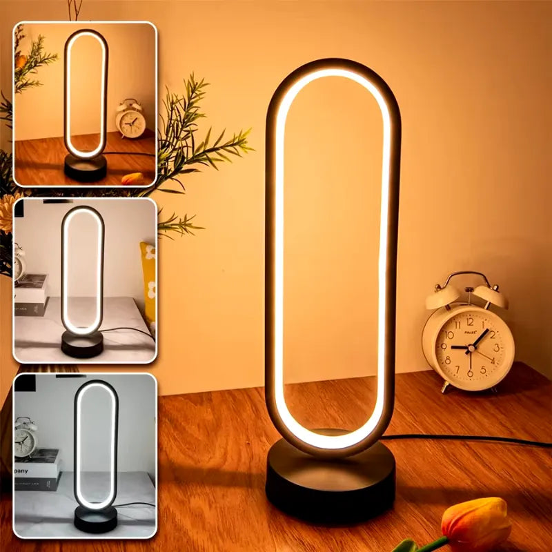 Luminária-em-Formato-Anel-LED-Luz-ambiente