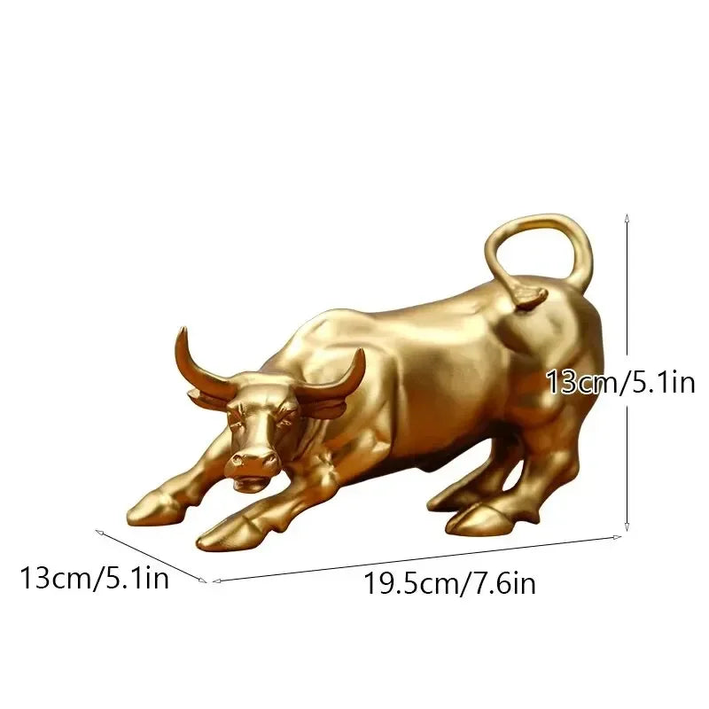 Estátua Touro de Wall Street em Resina – Símbolo de Riqueza e Sucesso – Vit Magazine